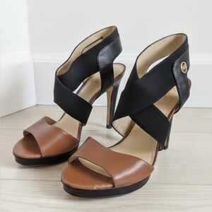 Michael Kors Heels Women's Michael Meadow Platform Sandals Size 9M